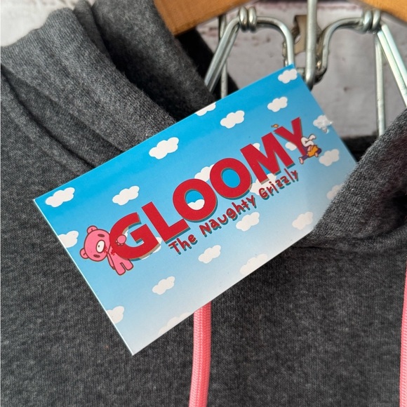 NWT Men’s Size XL Gloomy Bear Graphic Hoodie, The Naughty Grizzly - Picture 2 of 4